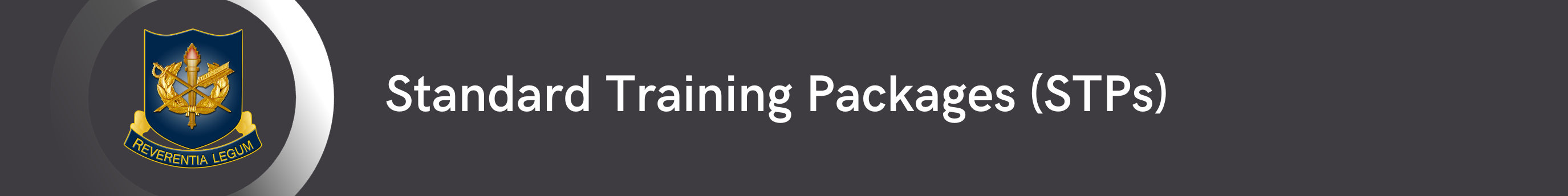 Standard Training Packages Banner
